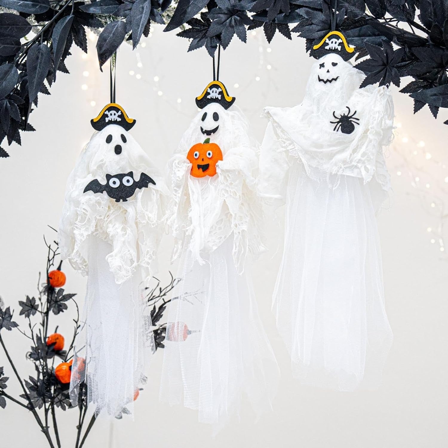 👻Spooky Halloween ghost witch pirate hanging decoration
